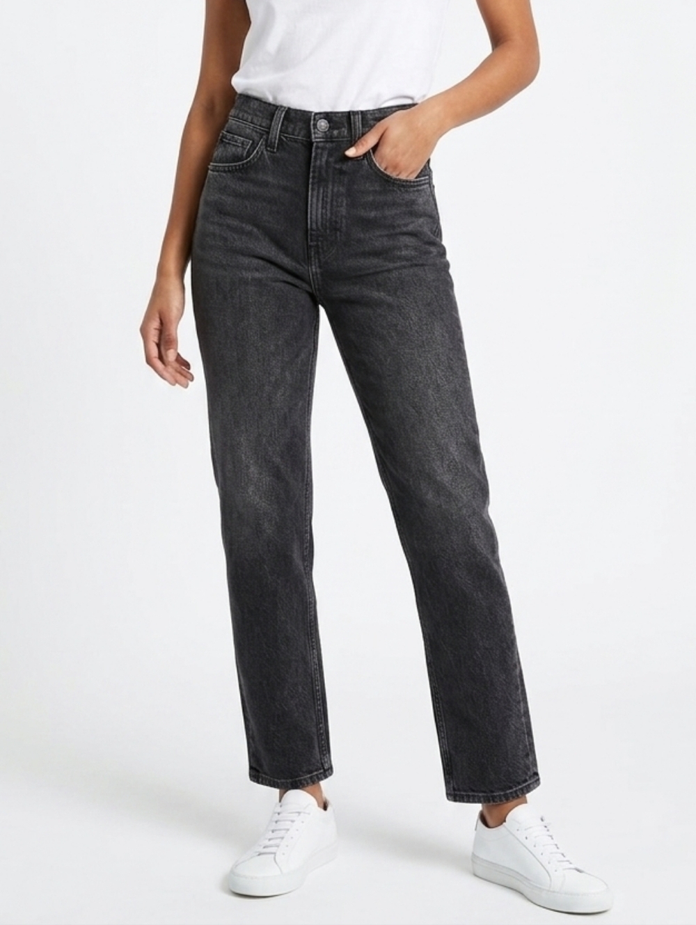 OUTERKNOWN women's high-rise black wash denim jeans size 23